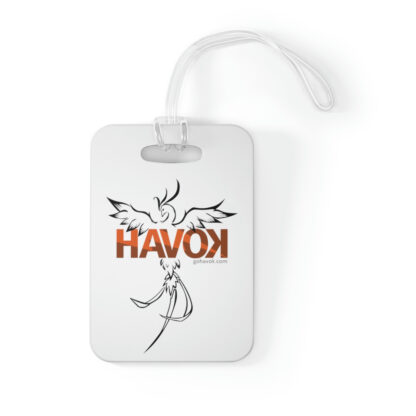 Havok Phoenix Mascot luggage bag tag