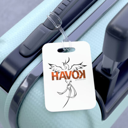 Havok Phoenix Mascot luggage bag tag