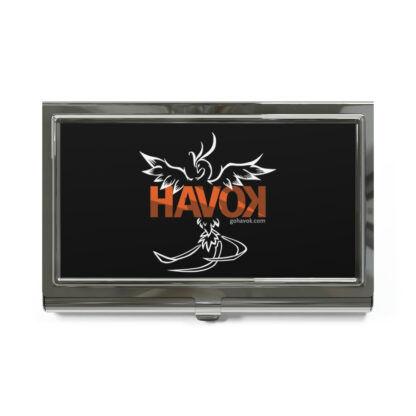 Havok Phoenix Mascot metal business card holder