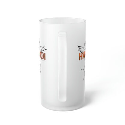 Havok Phoenix Mascot frosted glass mug