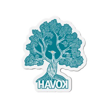 Remember When Havok - Teal Die-Cut Magnet