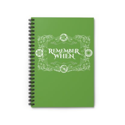 Remember When - Green Spiral Notebook - Ruled Line