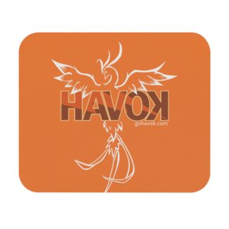 Havok Phoenix Mascot Mouse Pad (Light Orange)
