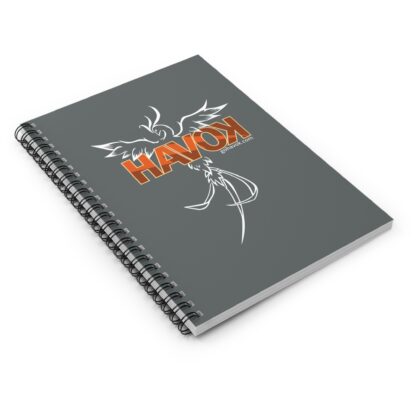 Havok Phoenix Mascot Spiral Notebook - Ruled Line (Dark Gray) - Image 3